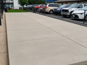 Lost Creek Apartments off-street parking area