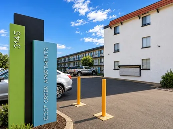 Lost Creek Apartments entrance sign