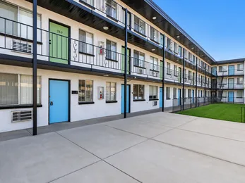 Lost Creek Apartments exterior walkway